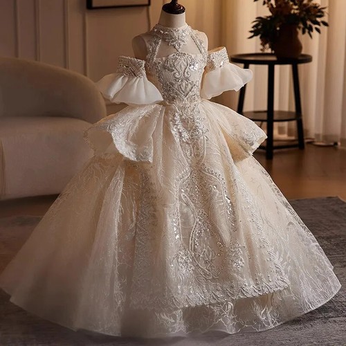 Luxury Girl Dress Children Princess Dresses Birthday Party Kids Prom Vestidos - Picture 2 of 17
