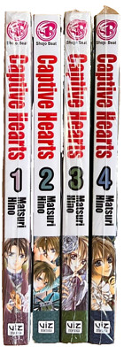 Captive Hearts ( Vol. 1-4 ) English Manga Graphic Novel New