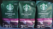Starbucks Espresso Roast Ground Coffee 3 Pack...