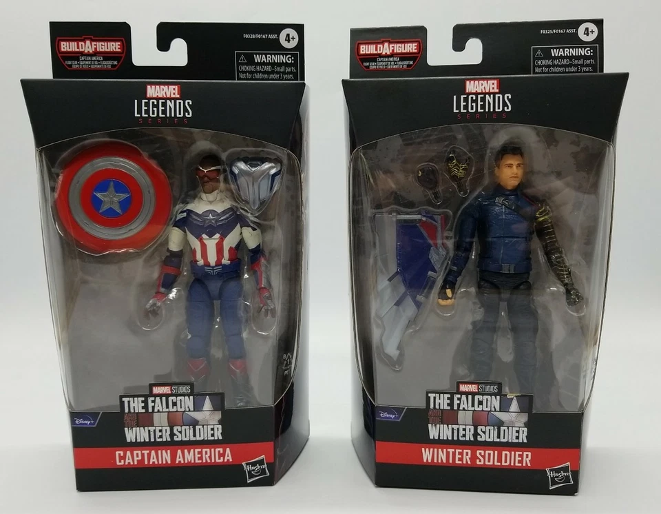 Marvel Legends 6" Disney+ TV Shows 2021 BAF Capitán América Flight Gear Juego de 7 piezas Foto 4 de 4