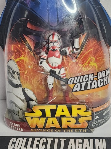 Star Wars 2005 RotS #06 Shock Trooper Quick Draw Attack #8-1 - Picture 2 of 5