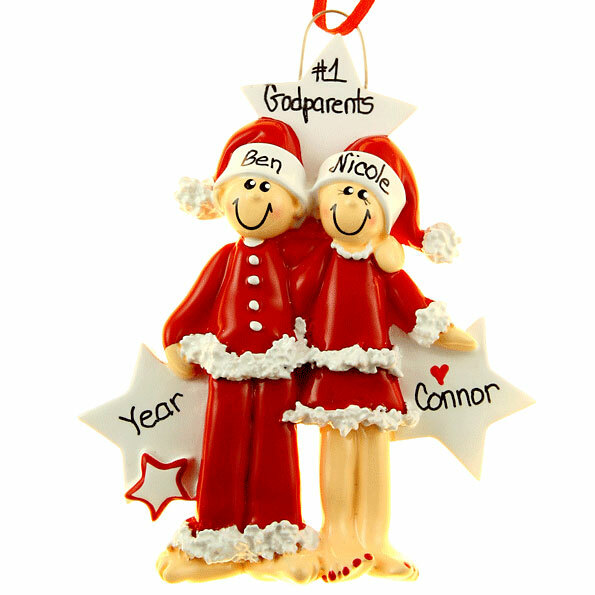 P.J. Lovers Personalized Christmas Tree Ornament