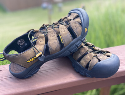 KEEN Men’s Waterproof Hiking Shoes Size 8.5 Brown Leather Trail / Outdoor Shoes Keen Shoes Brown Leather 3001-MBRN SM 0810 Walking Hiking  main image 4