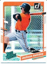 2023 Donruss Jackson Holiday  /297 #76 Rated Prospect Baltimore
