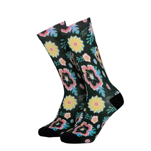 SANTA CRUZ WOMENS Free Spirit Repeat Sock / Skate, Surf, Skateboard style Socks