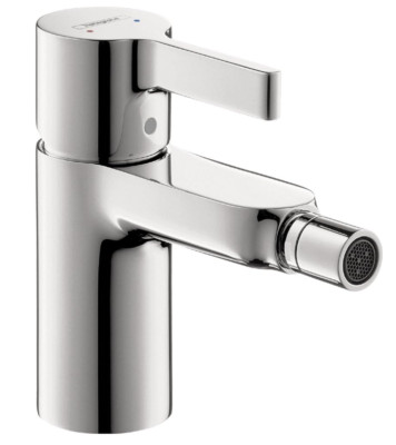 Hansgrohe 6'' Tall Faucet Brushed Nickel 72210821 Rebris S Contemporary Bidet