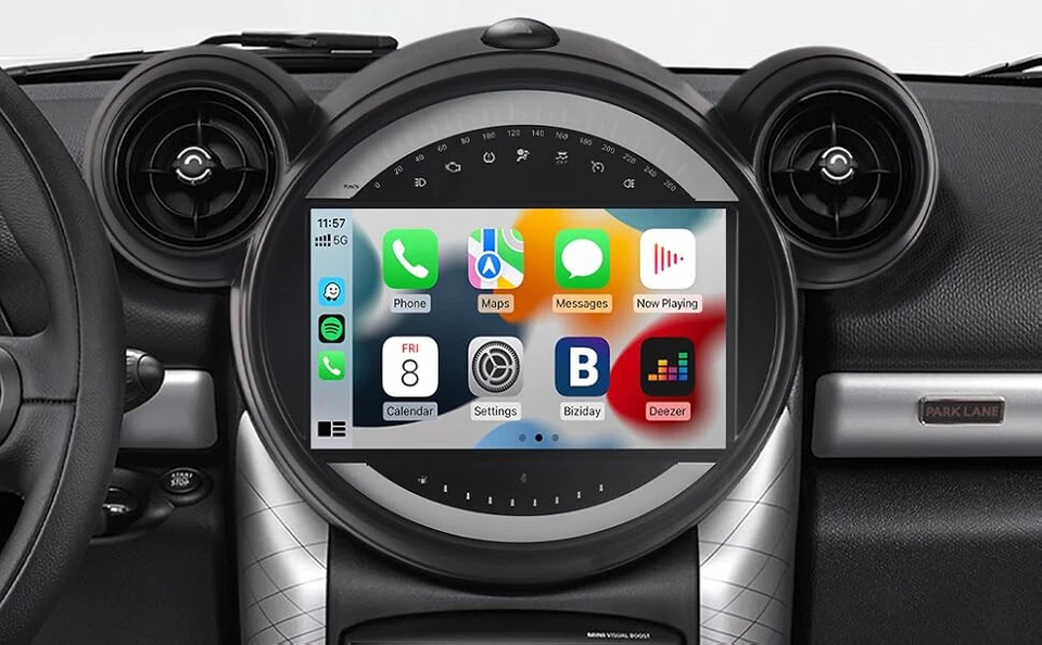 Car Stereo Radio For 2007-2014 BMW Mini Cooper R56 R60 Android 15 Carplay Player Foto 2 de 4