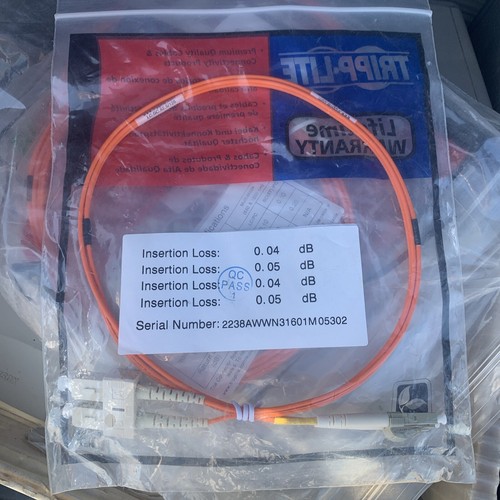 Tripp Lite N320-01M 3ft Duplex Multimode 62.5/125 Fiber Patch Cable - Picture 2 of 2