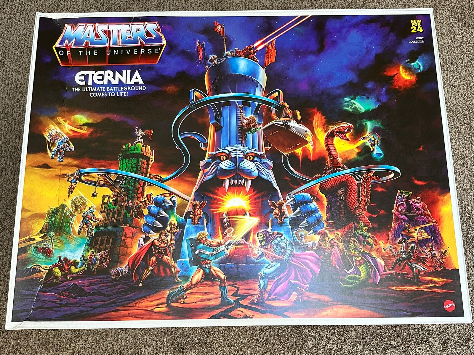 MOTU ORIGINS ETERNIA PLAYSET SEALED MIB MASTERS OF THE UNIVERSE HEMAN