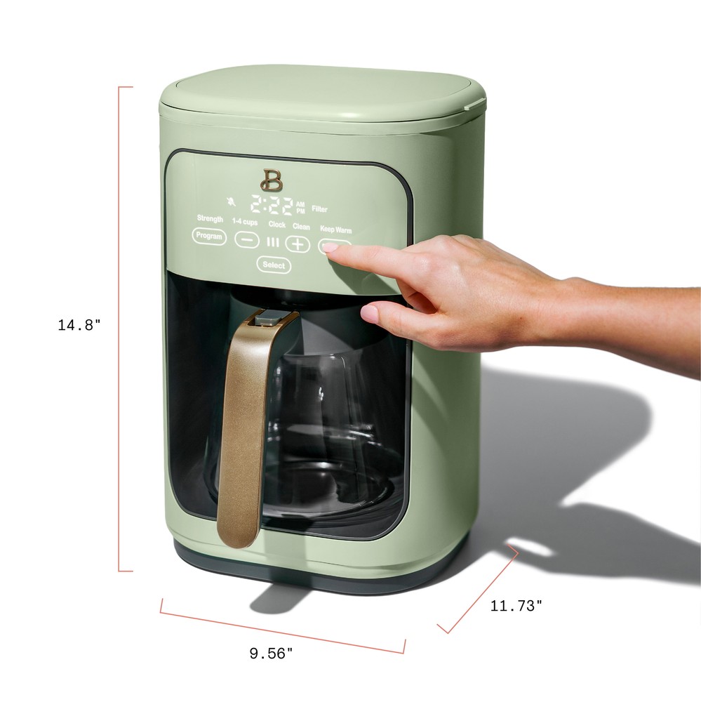 14 Cup Programmable Touchscreen Coffee Maker, Drew Barrymore