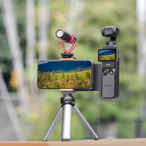 For DJI OSMO Pocket 3 Extension Phone Mount Bracket with Storage Shell Case - Picture 12 of 16