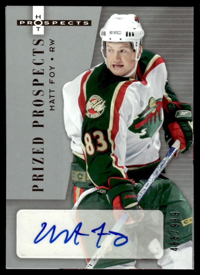 2005-06 Fleer Hot Prospects AUTO RC Patrick Eaves Rookie Auto 486/999 Ottawa