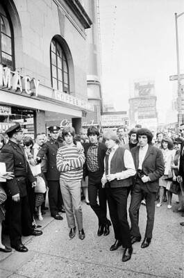 The Rolling Stones on Broadway Mick Jagger Keith Richards 1964 Old Photo 1