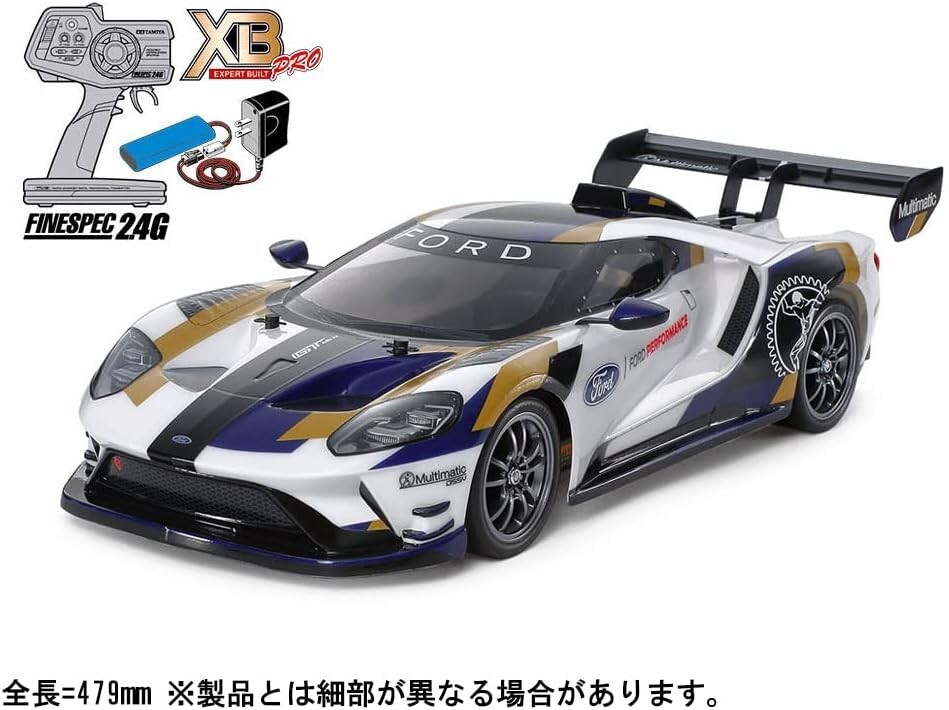 TAMIYA タミヤ TT-2 TAMIYA 1/10 XB TT-02 EXPERT BUILT 2020 Ford GT Mk II Ready To Run