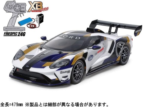 TAMIYA 1/10 XB TT-02 EXPERT BUILT 2020 Ford GT Mk II Ready To Run 57928 2.4G - Picture 2 of 3