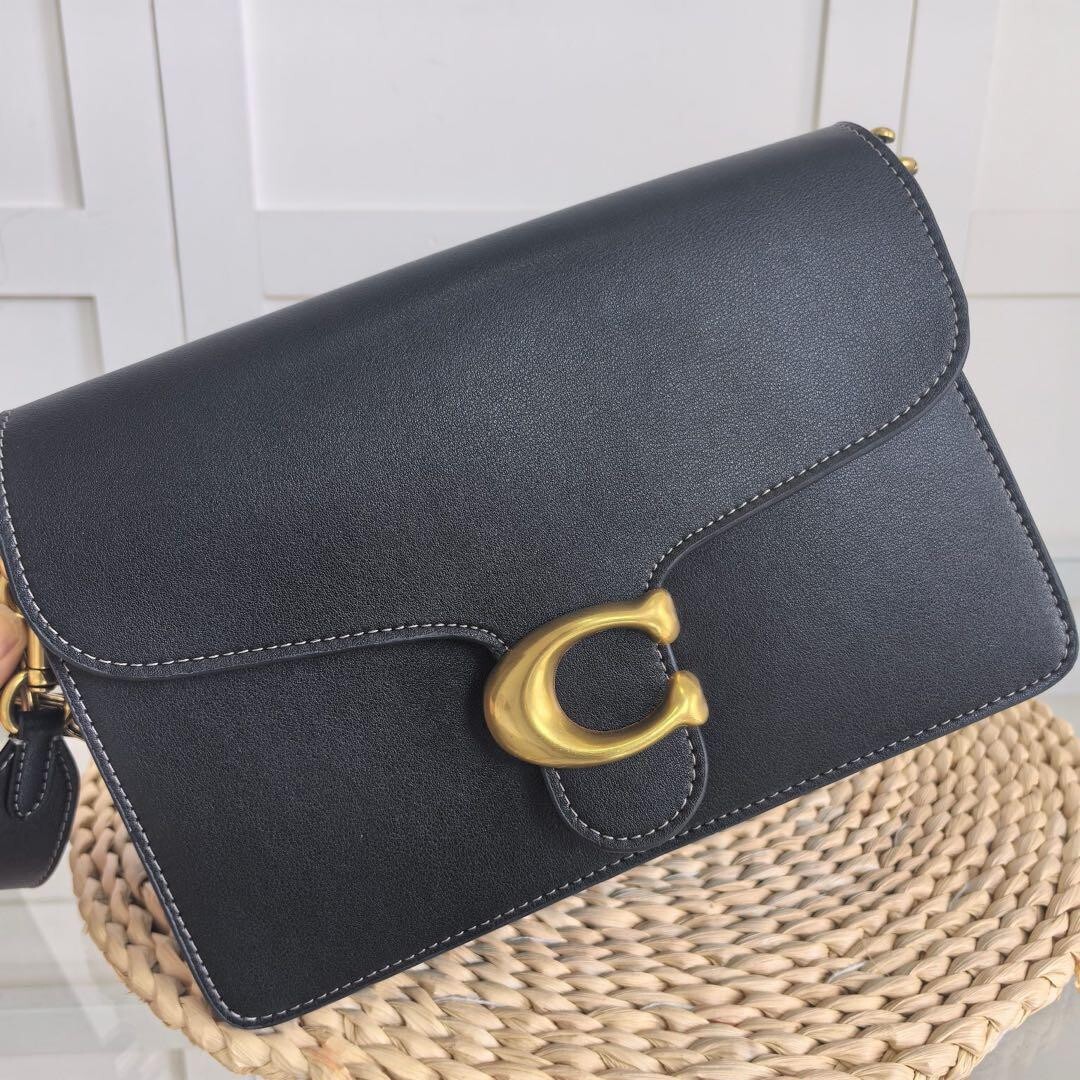 COACH Chain Tabby Crossbody Shoulder Bag CAF52 Black Outlet New | eBay