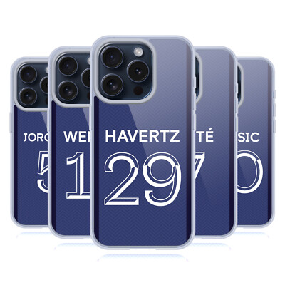 CHELSEA FOOTBALL CLUB 2020/21 PLAYERS HOME KIT GROUP 1 GEL CASE FOR APPLE iPHONE