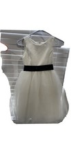 Flower girl dress with bow size 10