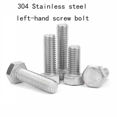 M4 M5 M6 M8 M10 M12 M14 M16 M20 SUSU304 Left-hand Screw External Hexagon Bolt