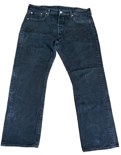Men’s Levi’s 501 XX Black Jeans Size 38x30  Button Fly - Picture 1 of 11
