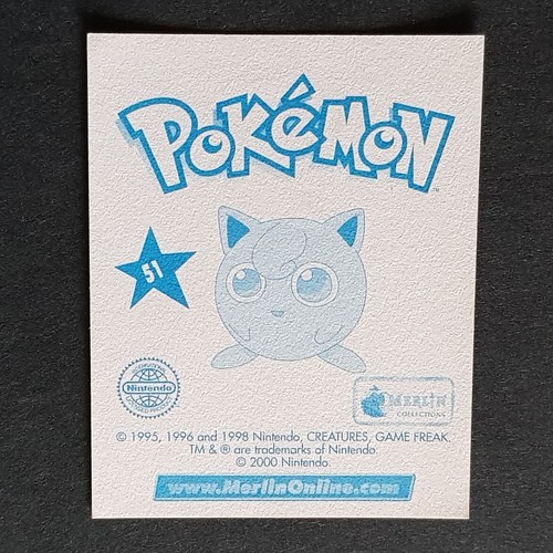 Pokemon "Figurine Adesive Merlin 2000 2a Serie" ENTRA e SCEGLI - Foto 105 di 406