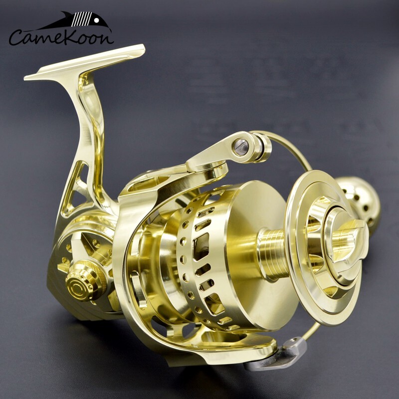 CAMEKOON WT7000 Full Aluminum Spinning Reel for Saltwater and Freshwater Fishing
