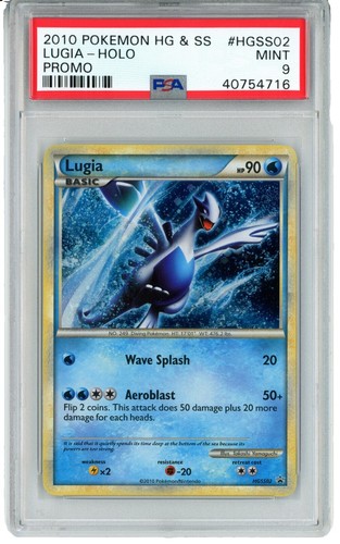 PSA 1 MK 2010 Pokemon HeartGold SoulSilver Lugia Legend Top 113
