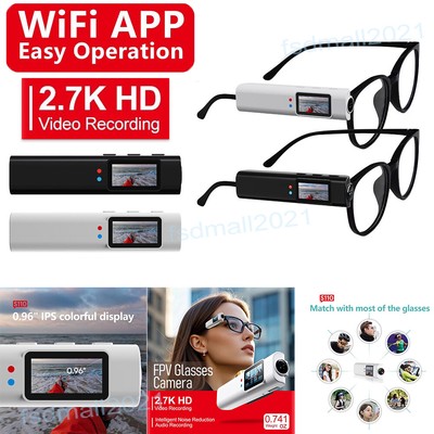 Mini Caméra Espion Poche Mini Caméra Espion/caméra D'action - Écran IPS 1.44, 2.7K, 180°, Magnétique, Idéale Pour Sport Et Voyage ! Caméra Espion Avec Batterie