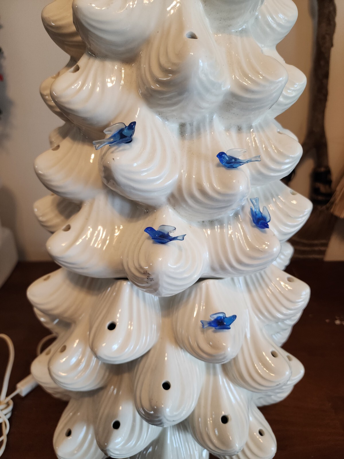 Atlantic Mold White Ceramic Christmas Tree 32 Inches eBay