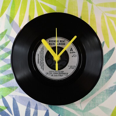 Bronski Beat/Marc Almond ''Love To Love You Baby......'' Retro Chic 7'' Vinyl Uhr