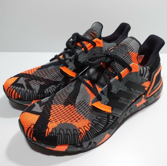 Size 11 - adidas UltraBoost 20 Geometric Pack - Black Signal Orange 2020  for sale online | eBay