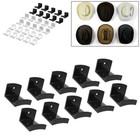 Wide Brim Hat Hanger Modern Adhesive Hat Hooks for Wall 10-Pack-Cowboy Hat Rack
