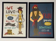 Pirate Mat Set 1. Scrapbook, Card making Paper Piecing