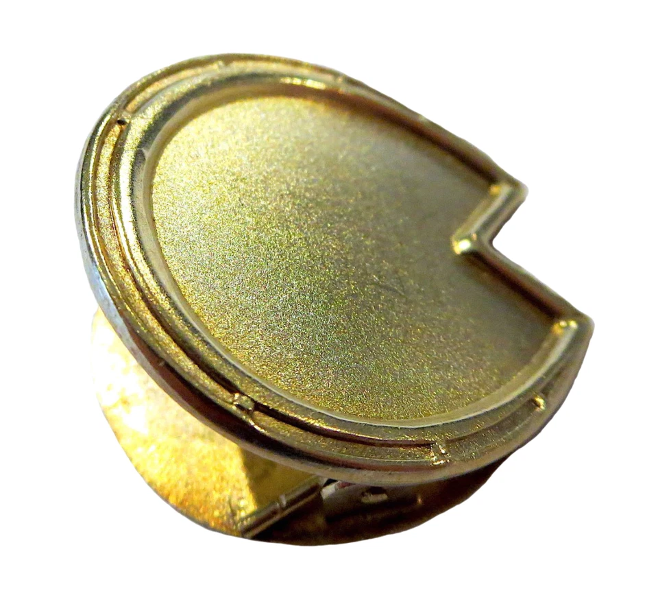 HERRADURA ESTERLINA DORADA CLIP DE PAPEL Springload DE COLECCIÓN Foto 3 de 4