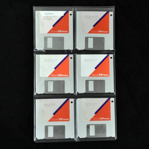 Quark Xpress 3.1 Floppy 3.5 Diskette Software Set for Mac OS or Windows