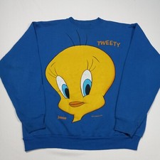 L 1993 Looney Tunes Tweety Crew Vintage 90s