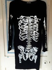 Skeleton bodycon dress. Worn once. 