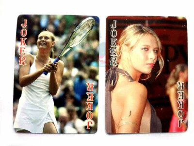 Playing card/Poker Deck 54 cards Russian tennis player Maria Yuryevna Sharapova