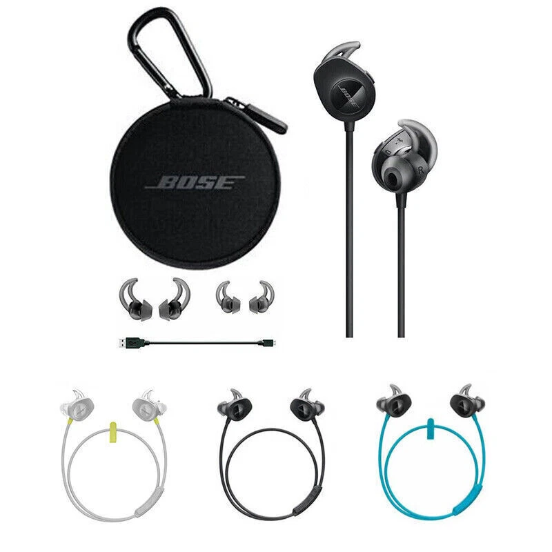 Bose SoundSport Bluetooth Wireless Earbuds In Ear Headphones