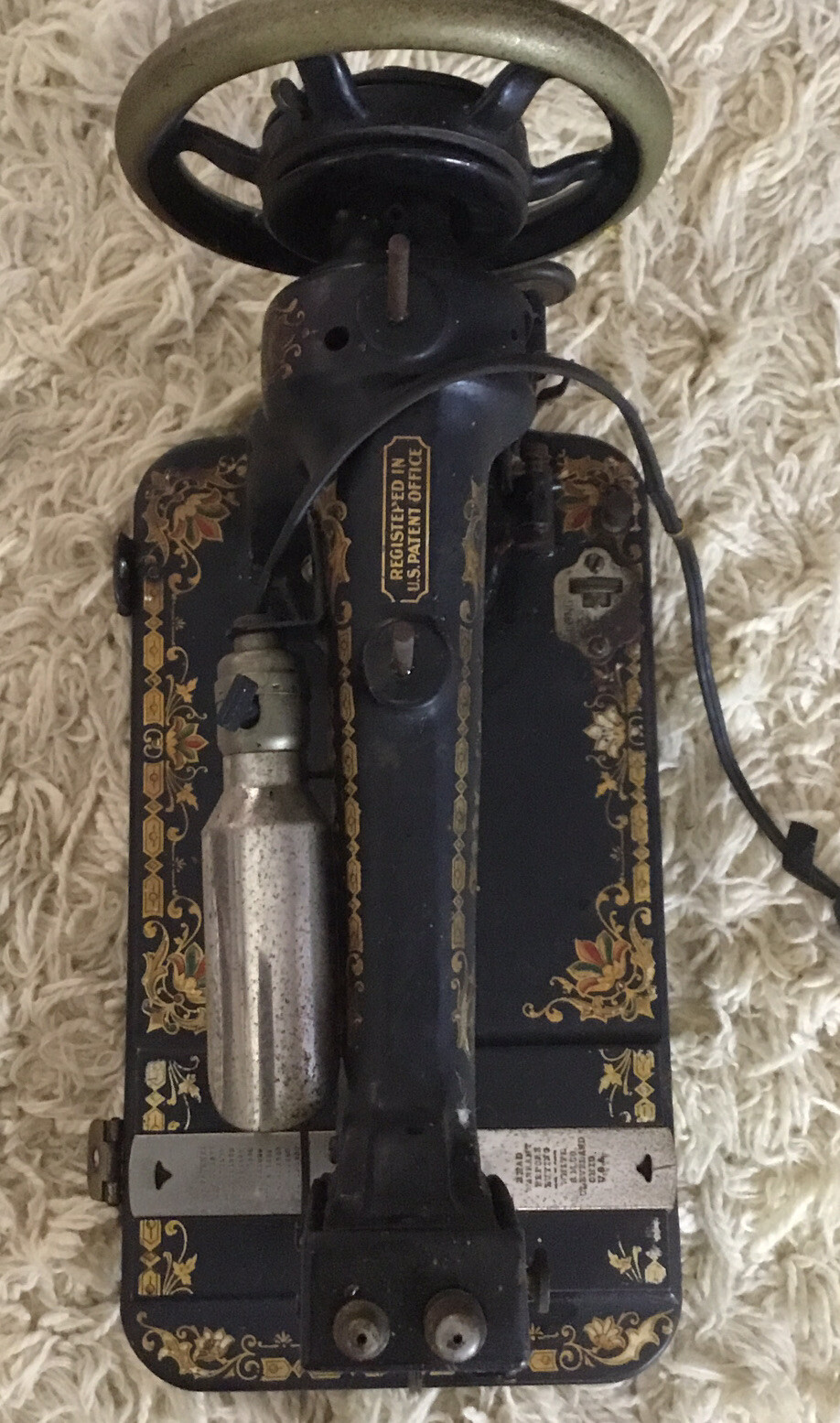 Vintage White Rotary Sewing Machine Cleveland Ohio USA eBay