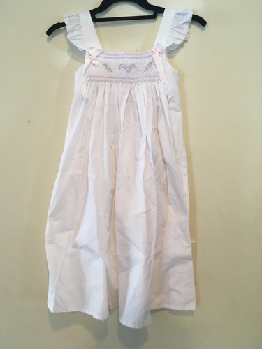 Pasufas, Mädchen Kleid Gr: 6, weiß, Stickerei, Chile, Stretch Top, gebraucht - Bild 1 von 5