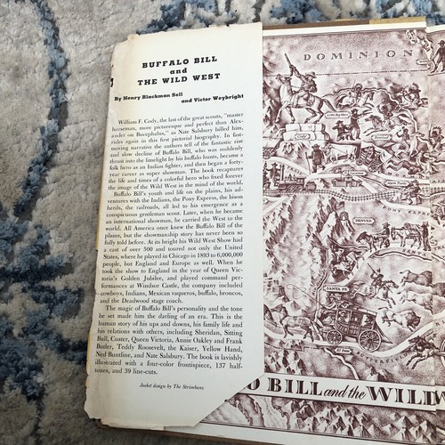 Buffalo Bill And The Wild West Sell Weybright 1955 Cody Biography Cowboy Indian - Picture 6 of 17