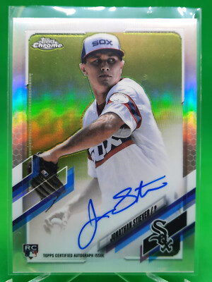 Jonathan Stiever 2021 Topps Chrome Rookie Auto /499 #RA-JST MLB White Sox Read