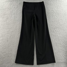 Classiques Entier Womens Pants Black 2 Dress Career Wide Leg Polyester Blend