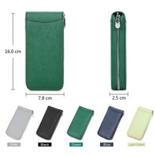 1-Slot Watch Travel Portable Zipper Leather Watch Storage Case Pouch Bag New