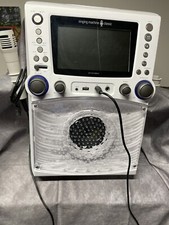 Singing Machine STVG785W Karaoke Disco Lights With 1 Microphone White Tested