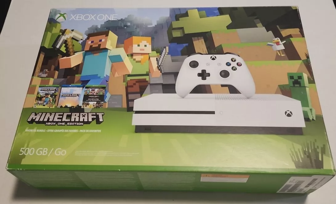 BOX ONLY!!!! Xbox One Minecraft Edition Bundle 500 GB BOX ONLY!! Microsoft