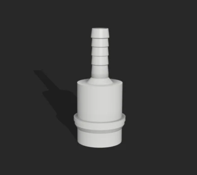 Tumble Dryer 10mm Adapter - 1in BSP Waste pipe plumbing adapter condenser driers