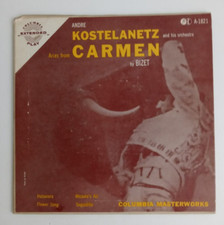 Andre Kostelanetz Arias From Carmen 45 Record Columbia