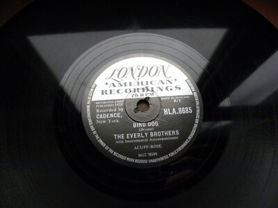 0143/ EVERLY BROTHERS-Bird dog-Devoted to you-''JUKEBOX-HITS-78rpm Schellack